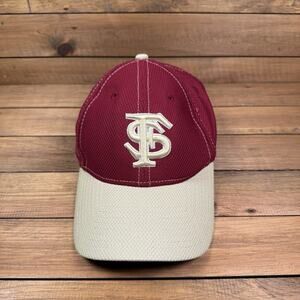 Florida State Seminoles FSU New Era Adjustable Hat Garnet Gold Mesh Cap